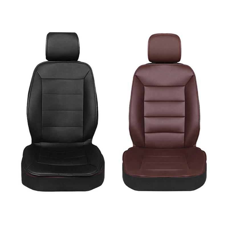 Universal Winter 12V Car Electric Heated Cushion Leather Auto Home Office Seat Heating Pad Cover Cushion Cardriver Heated Seat - ebowsos