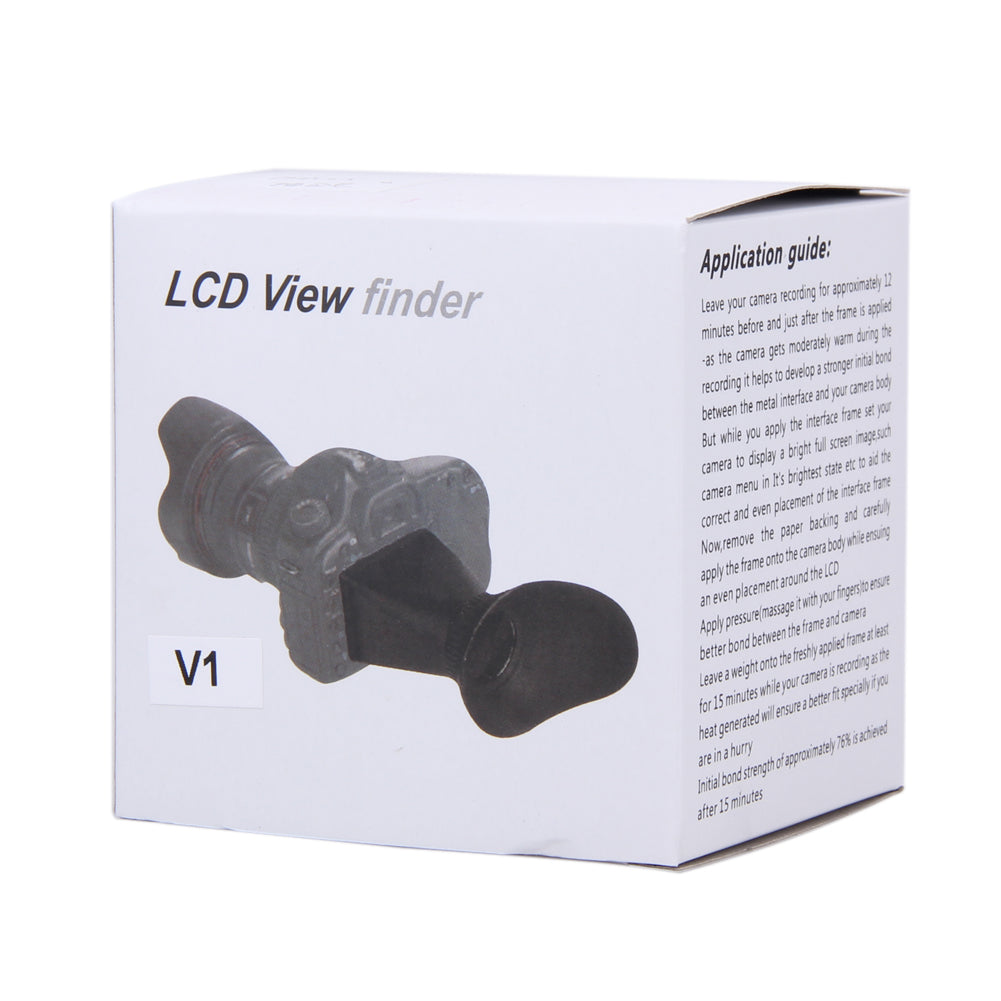 V1 LCD Viewfinder 2.8X 3inch LCD Viewfinder Magnifier Eyecup Extender V1 for Canon 5D Mark II/7D/500D - ebowsos