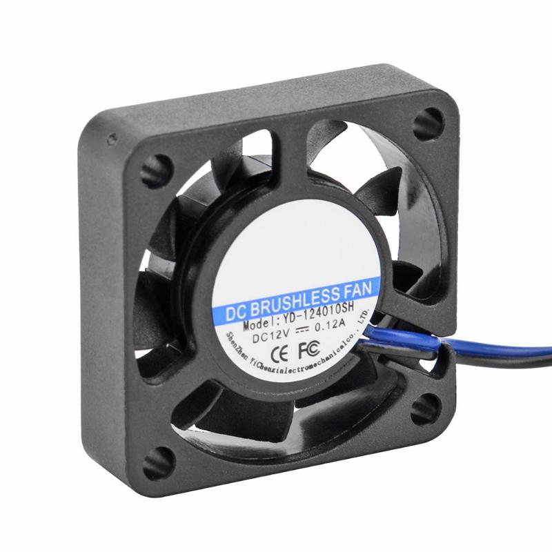 12V 0.12A 3D Printer Cooling Fan 40x40x10mm 4010 Circuit Board Heat Sink Air Cooler Ventilator - ebowsos