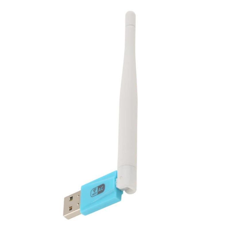 Dual Band 2.4G 5.8G AC 600Mbps USB WiFi Dongle Wireless Adapter 600Mbps Network Card for Computer PC Laptop Desktop - ebowsos