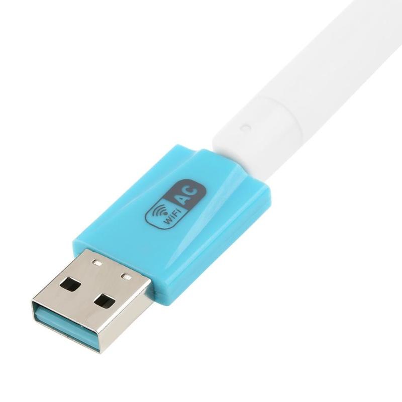 Dual Band 2.4G 5.8G AC 600Mbps USB WiFi Dongle Wireless Adapter 600Mbps Network Card for Computer PC Laptop Desktop - ebowsos