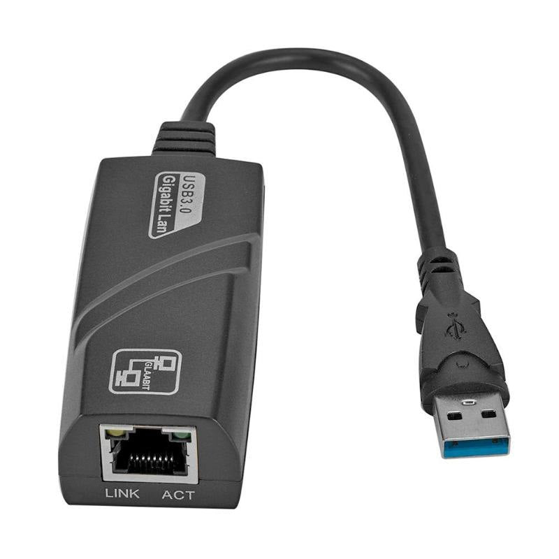 Mini USB 3.0 Gigabit Ethernet Adapter USB to RJ45 Lan Network Card for Windows 10 8 7 XP Laptop Desktop PC Computer - ebowsos