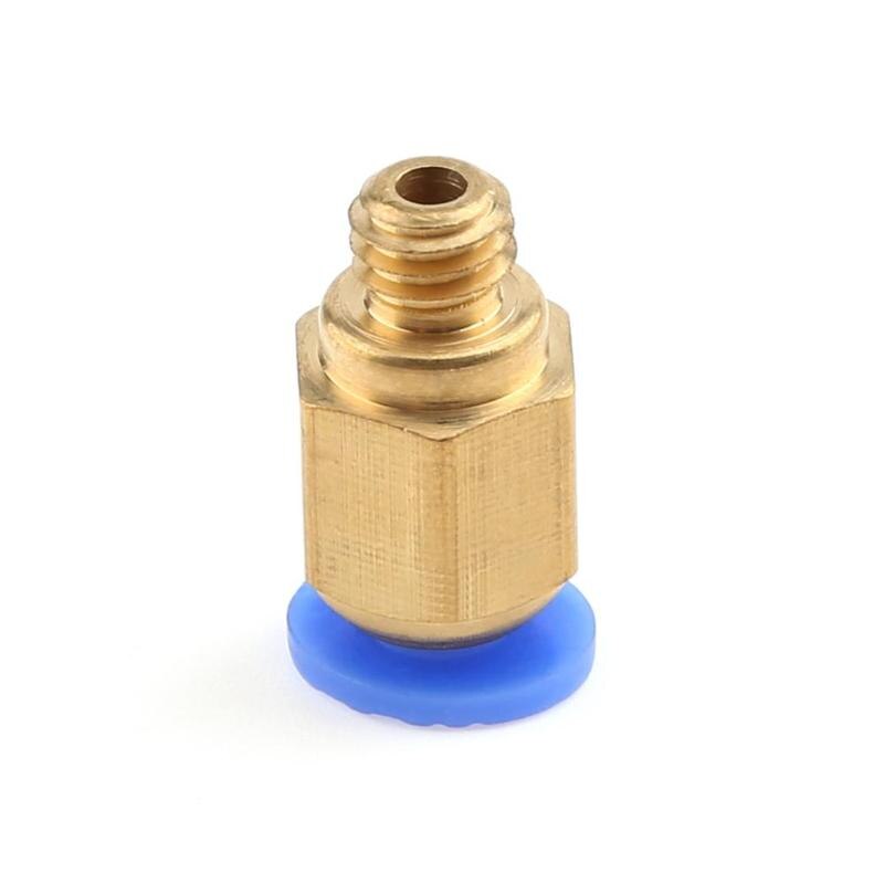 PC4-M6 Fast Joint 3D Connectors 3D Printer Parts Pneumatic Connector Quick Copper Gas Pipe Connector Thread Accessories - ebowsos