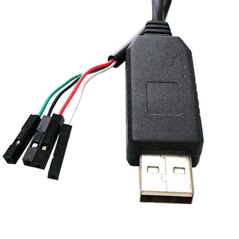 PL2303HX USB to UART TTL RS232 Upgrade Module 1m/3.3ft Download Converter Adapter Cable Wire Computer Accessories New - ebowsos