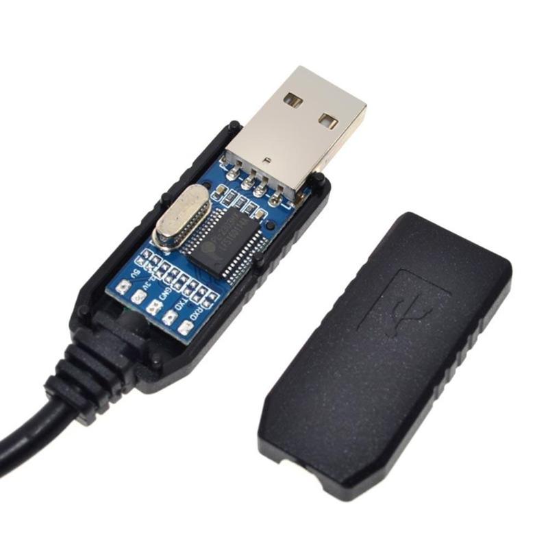 PL2303HX USB to UART TTL RS232 Upgrade Module 1m/3.3ft Download Converter Adapter Cable Wire Computer Accessories New - ebowsos