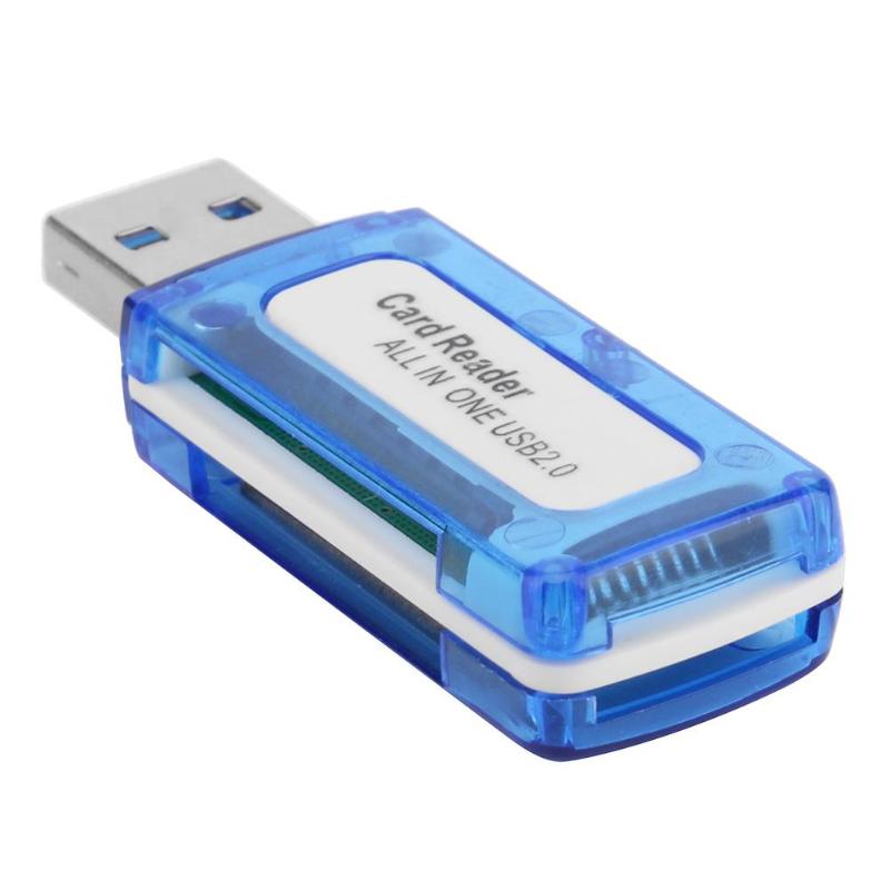 Portable 4 in 1 Memory Card Reader Multi Card Reader USB 2.0 All in One Cardreader for Micro SD TF MS Micro M2 Hot Sale - ebowsos