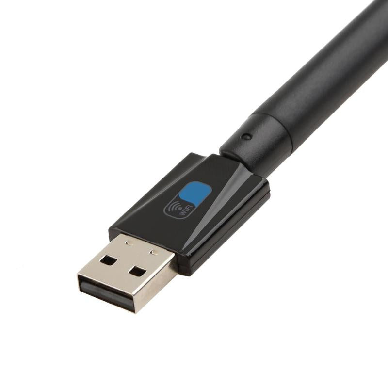 USB Network Card Wireless Bluetooth 4.0 WIFI Receiver Transmitter w/Antenna Computer PC Laptop Desktop Accessories - ebowsos