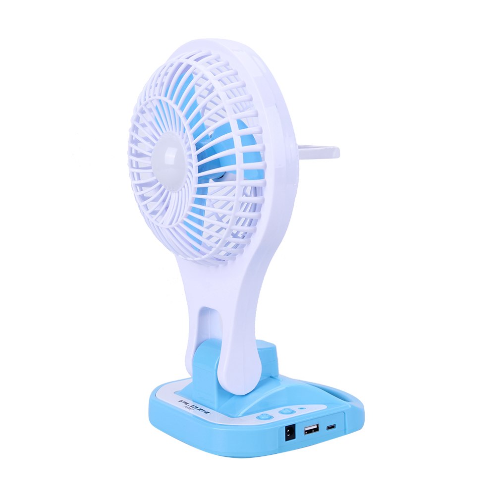 Mini USB Fan Small LED Lamp Desk Fan Portable Air Cooling Ventilador USB Fan Student Dormitory Office Eye Protection Fan - ebowsos