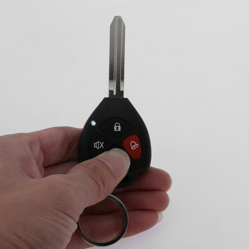 12V Car Vehicle Burglar Alarm Keyless Lock Entry Security System Central Locking with Remote Control for Universal Car - ebowsos