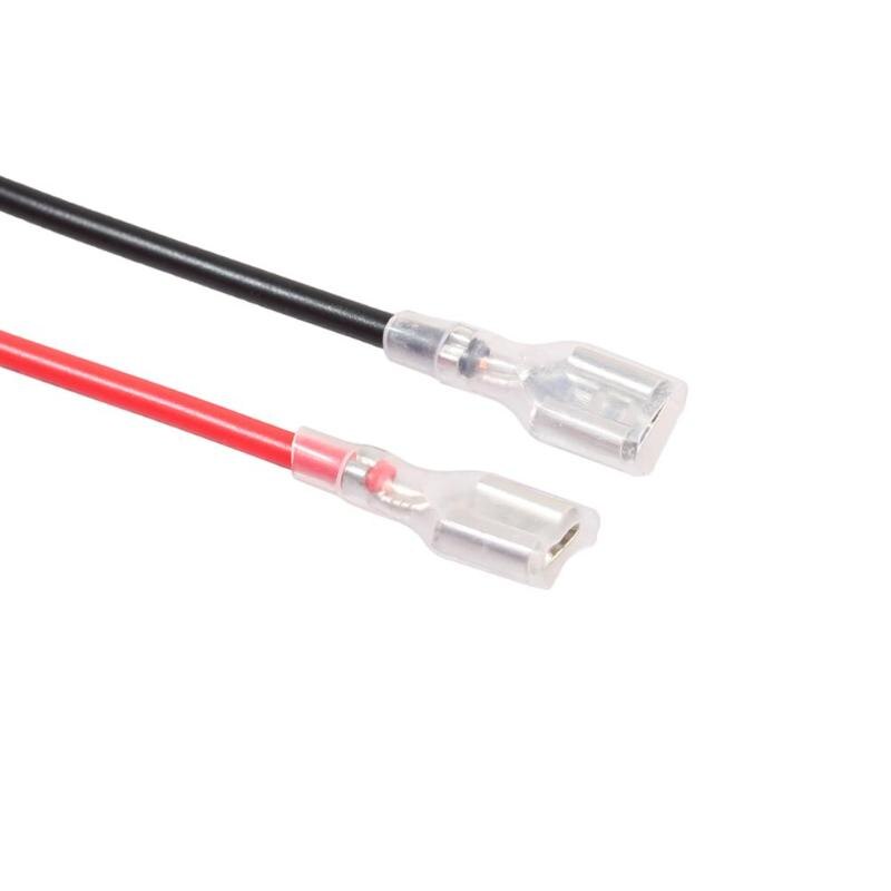 1m/3.3ft Car Cigarette Lighter Installation Cable Car Charger USB Cable Power Cord 18AWG 10A Copper Wire with Fuse - ebowsos