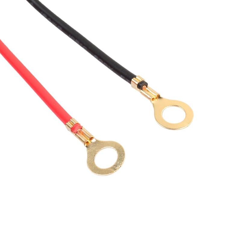 1m/3.3ft Car Cigarette Lighter Installation Cable Car Charger USB Cable Power Cord 18AWG 10A Copper Wire with Fuse - ebowsos