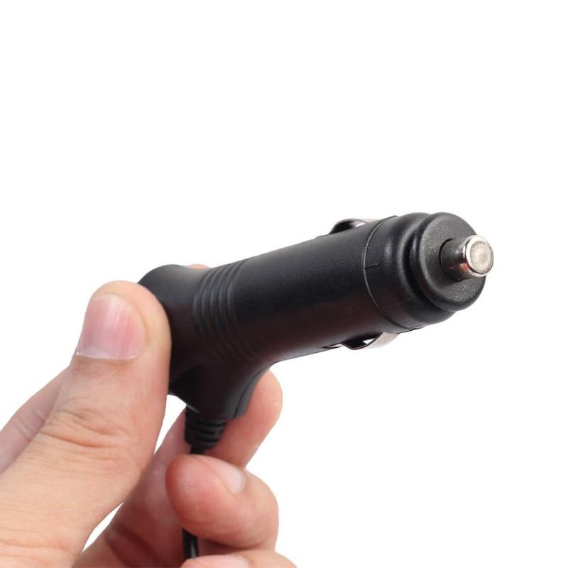 5.5x2.1mm to Car Cigarette Lighter Power Supply Adapter Spring Flexible Cable Wire with Switch Fuse Car Cable Adapter - ebowsos