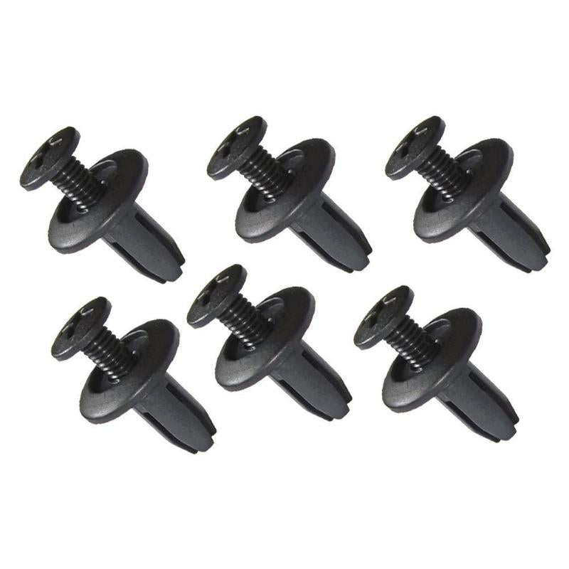50Pcs/Lot 6mm Hole Car Fender Plastic Push Pin Rivets Retainer Clips Auto Car Fender Fixed Clamp For Honda 90683-SA5-003 - ebowsos