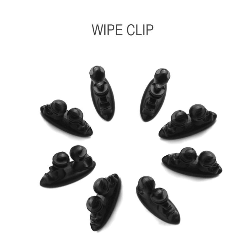 8Pcs/lot Cable Winder Car Wire USB Cable Holder Tie Clip Fixer Organizer Black Line Clamp Easy to Clip and Remove New - ebowsos