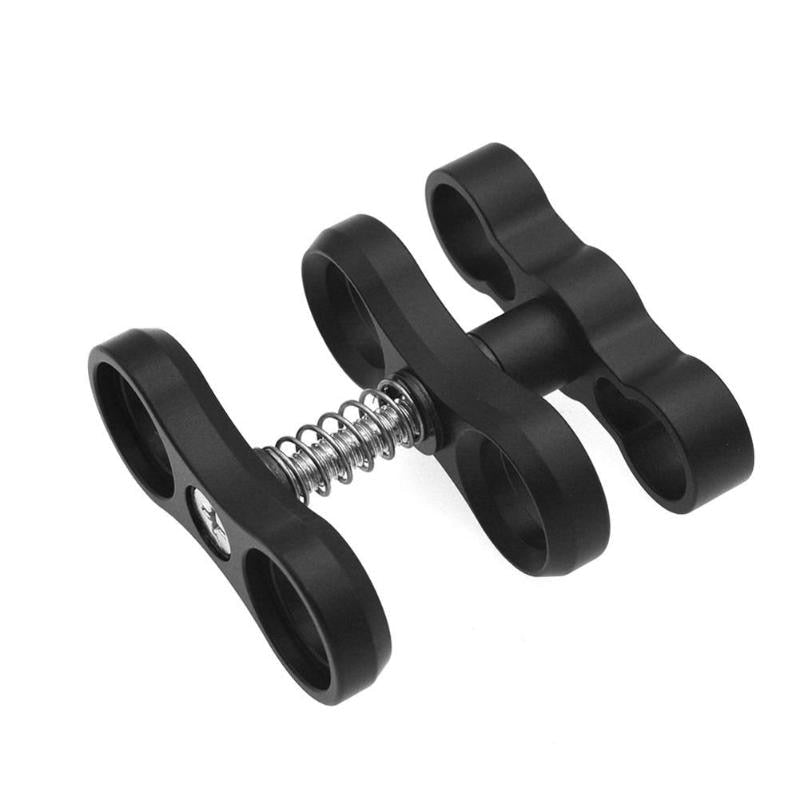 Aluminum Alloy Diving Lights Ball Butterfly Clip Arm Clamp Mount for Underwater Camera Housings for Sports Action Camera - ebowsos