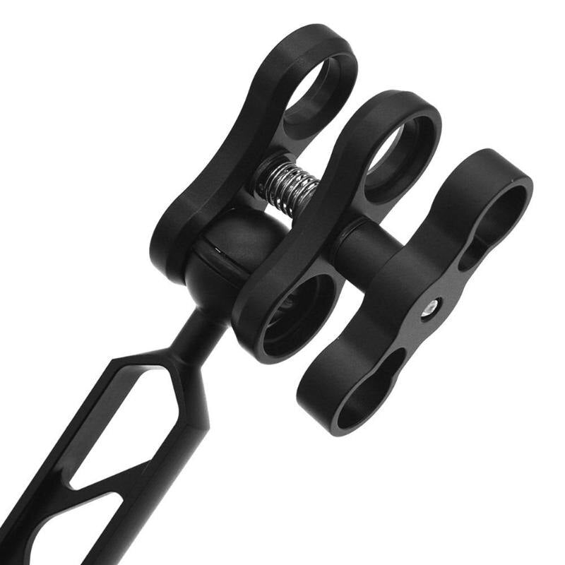 Aluminum Alloy Diving Lights Ball Butterfly Clip Arm Clamp Mount for Underwater Camera Housings for Sports Action Camera - ebowsos