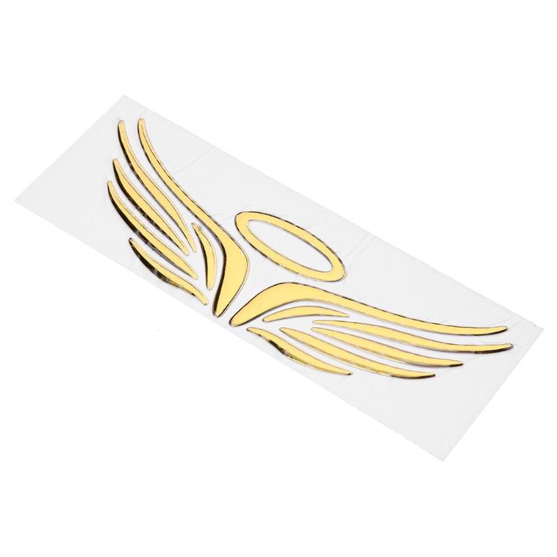 Car Motorcycle Sticker Self Adhesive Car Angel Wing Car Sticker 3D Car Body Sticker Racing Decal for Universal Motorcycle - ebowsos