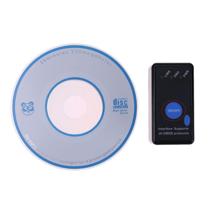 ELM327 V2.7 ODB2 Identifier Switch Car Diagnostic Tool with Bluetooth Scanner ELM327 Adapter Auto Diagnostic Tool - ebowsos