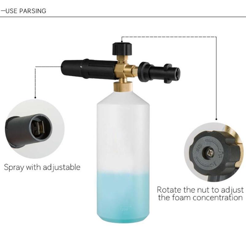 High Pressure Soap Foamer Car Washing Snow Foam Generator Lance Gun Sprayer Kettle For Karcher K2 K3 K4 K5 K6 K7 Washer - ebowsos