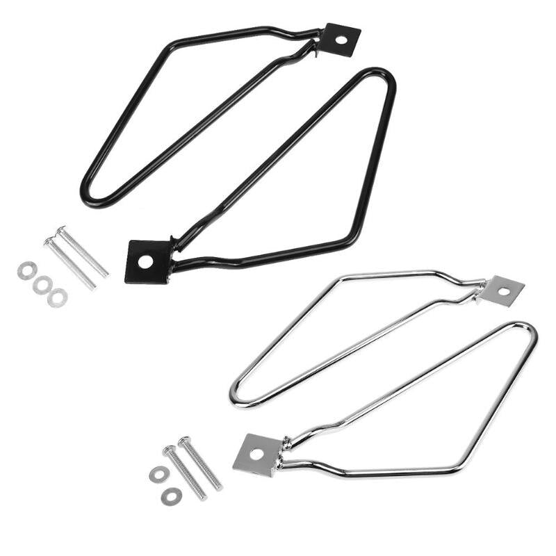 Motorcycle Saddlebag Support Brackets Set Metal Electroplating for Harley Cruise Dyna 883 High Quality Car Styling - ebowsos