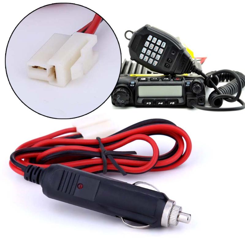 New 1M 12V Cigarette Lighter Car Charger Power Cable Cord Line For TYT Mobile Radio TH-9000(D) For Baofeng BF-9000 Raido - ebowsos