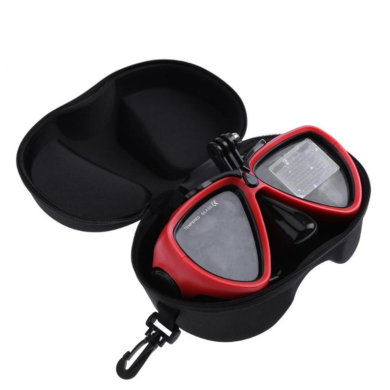 Storage Box Case For Go pro Xiaomi Yi Action Camera Diving Mask Swimming Scuba Glasses Protective Box Storage Bag Case - ebowsos