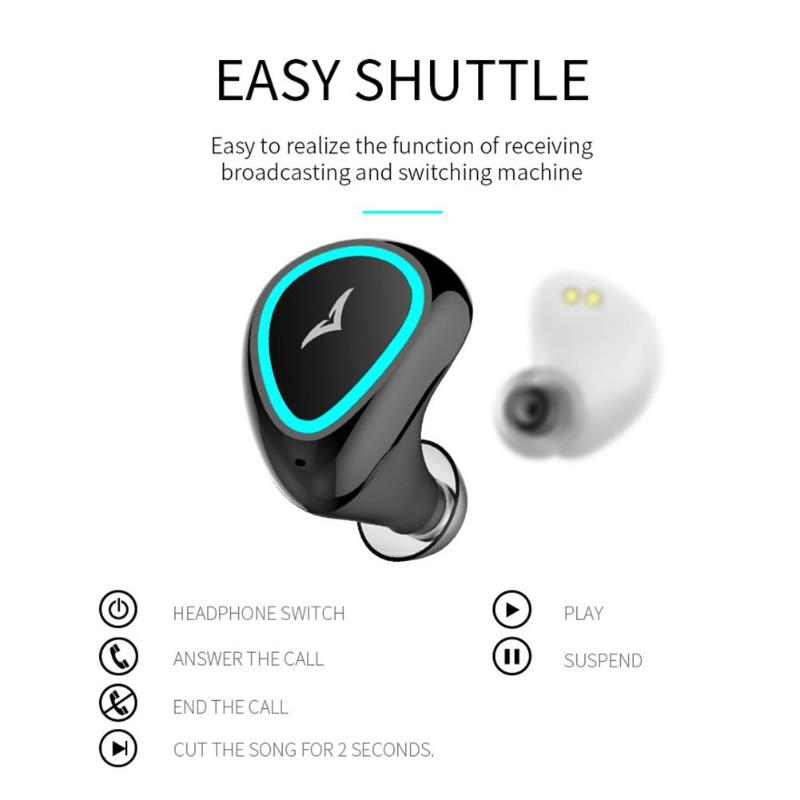 TZ9 Mini Bluetooth V4.2 Earphone True Wireless Earbud Cordless Headphone with Charging Box Headset Bluetooth Earphone - ebowsos