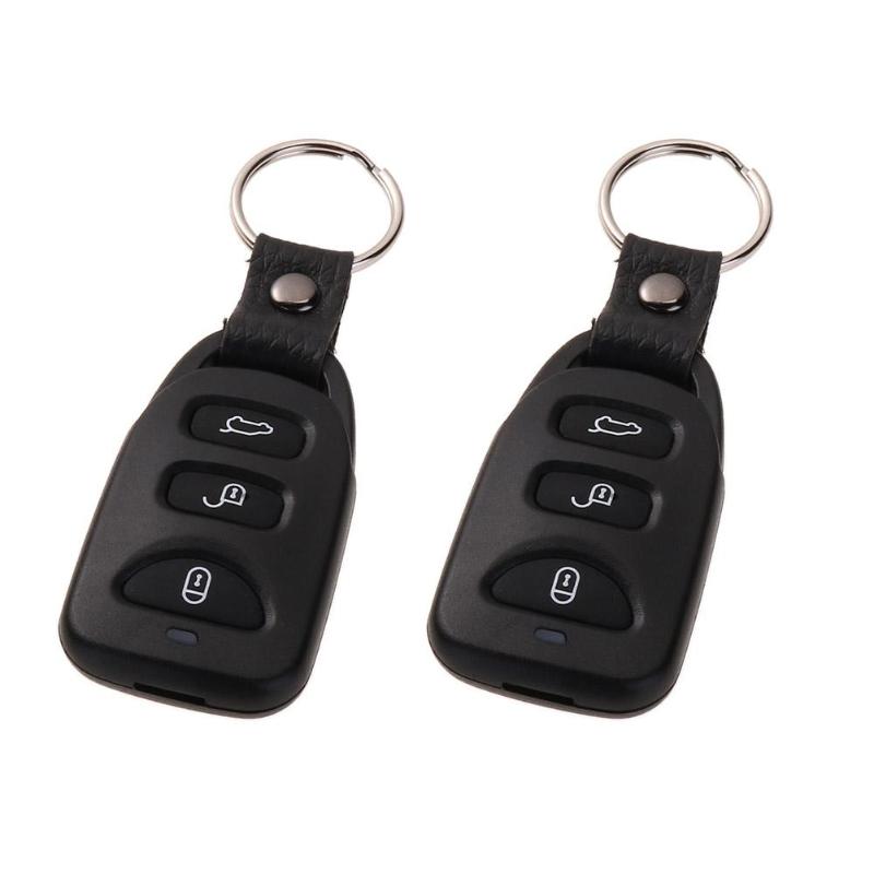 Universal Car Alarm Systems Auto Door Lock Vehicle Keyless Entry Keychain Alarm System With Remote Controller Car Styling - ebowsos