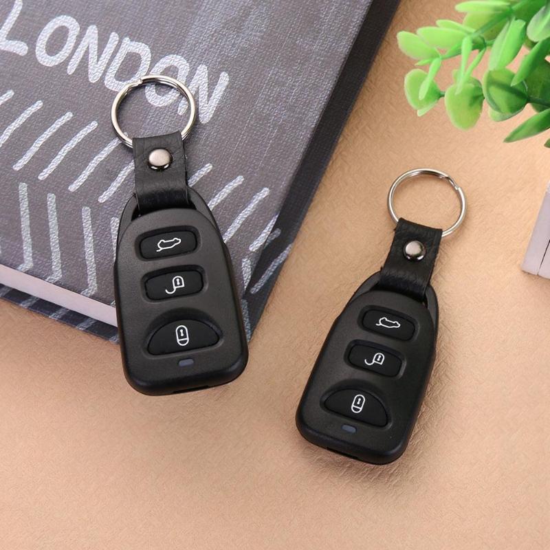 Universal Car Alarm Systems Auto Door Lock Vehicle Keyless Entry Keychain Alarm System With Remote Controller Car Styling - ebowsos