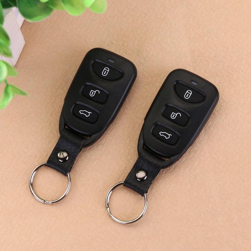Universal Car Alarm Systems Auto Door Lock Vehicle Keyless Entry Keychain Alarm System With Remote Controller Car Styling - ebowsos