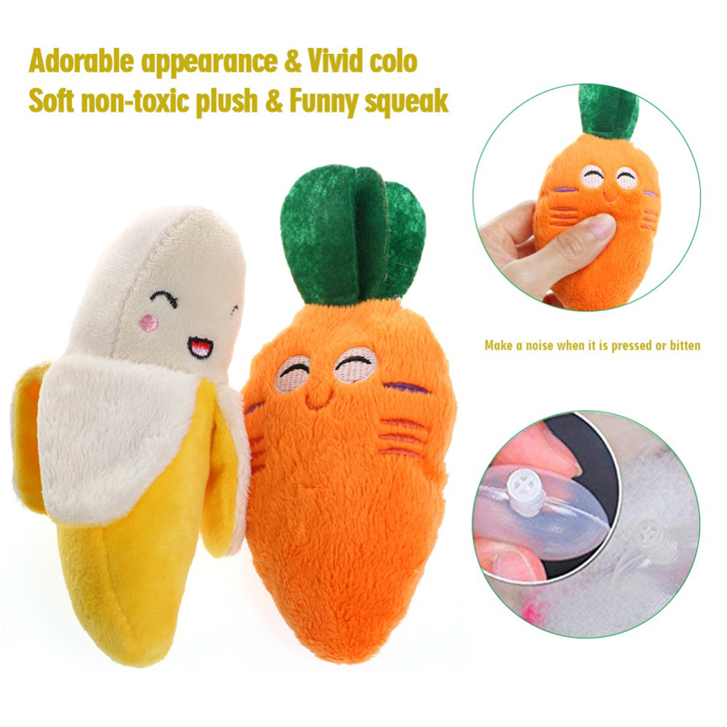 Various Funny Pet Toys Creative Cartoon Bite-Resistant Pet Chew Toy Pet Squeaky Toy For Cat Pet Interactive Training Supplies-ebowsos