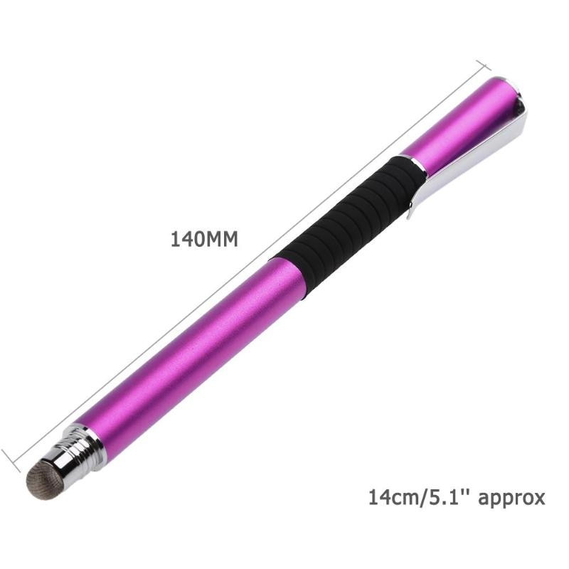 WK120B-J 2 in 1 Capacitive Touch Screen Drawing Stylus Pen with Pen Hat Pen Clip for iPhone Smart Phone Tablet PC Computer New - ebowsos