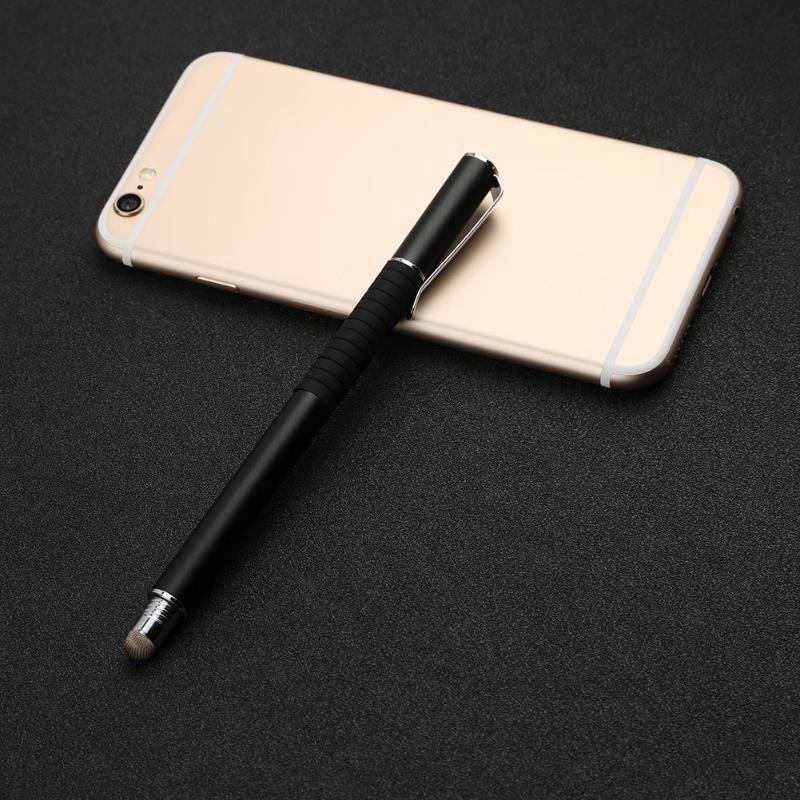 WK120B-J 2 in 1 Capacitive Touch Screen Drawing Stylus Pen with Pen Hat Pen Clip for iPhone Smart Phone Tablet PC Computer New - ebowsos