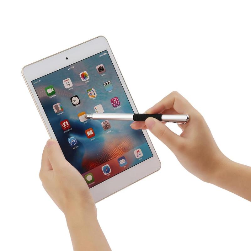 WK120B-J 2 in 1 Capacitive Touch Screen Drawing Stylus Pen with Pen Hat Pen Clip for iPhone Smart Phone Tablet PC Computer New - ebowsos