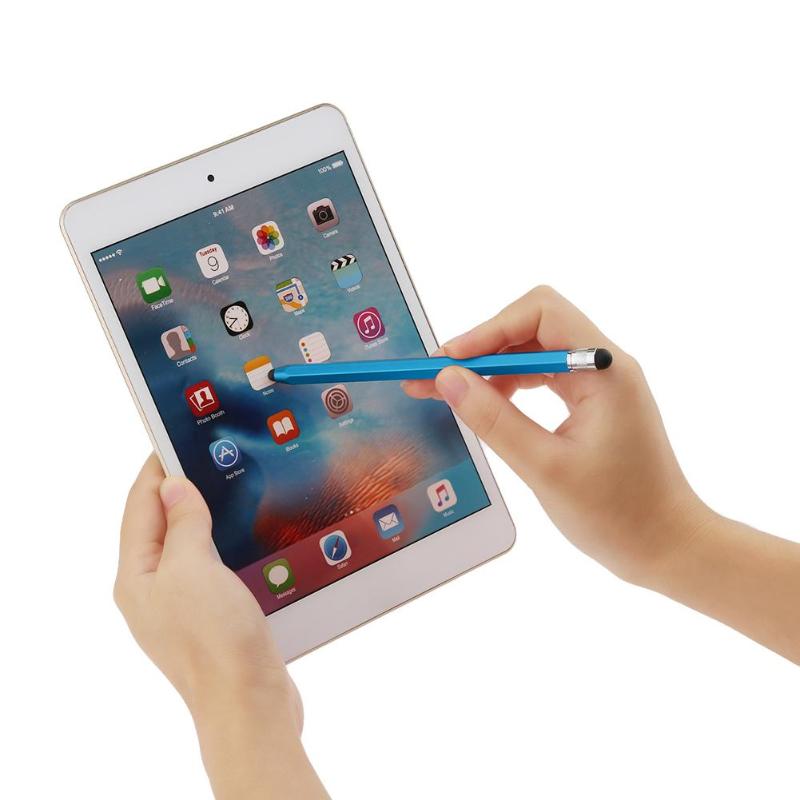 WK129 Silicone Dual Tips Capacitive Stylus Pen Touch Screen Drawing Pen for Smart Phone Tablet PC Computer Colorful  Tablet Pen - ebowsos