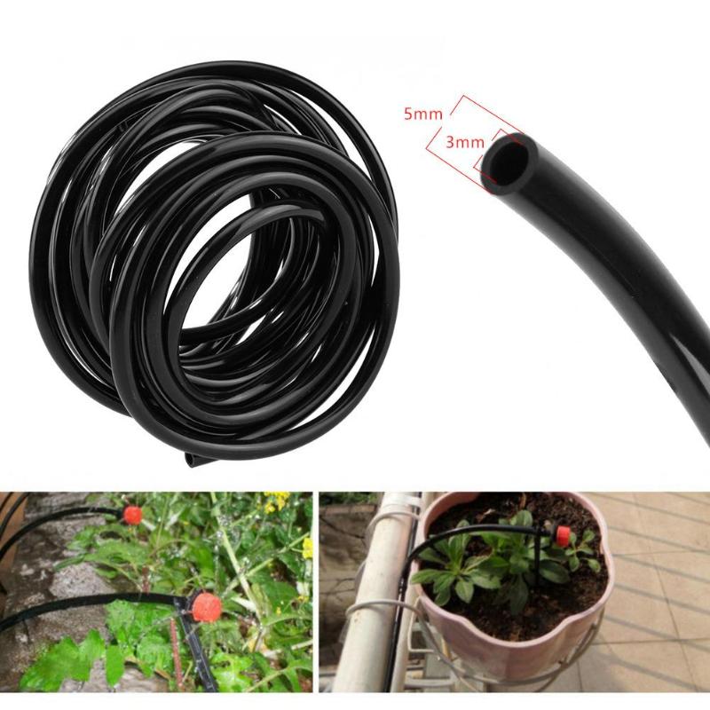 Watering Hose 5/3mm Garden Drip Pipe PVC Hose Irrigation System Watering Systems for Green houses Plant Flower Irrigation Water - ebowsos