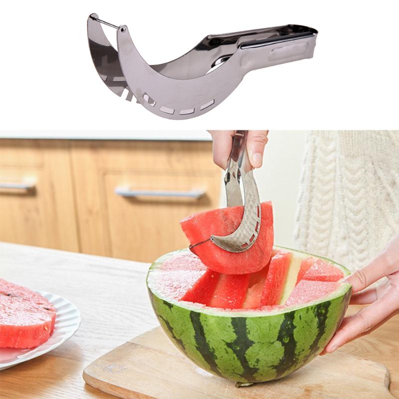 Watermelon Cutter Windmill Shape Watermelon Slicer Stainless Steel Fruit Cutter Melons Knife Fast Watermelon Slicer Cutting Tool - ebowsos
