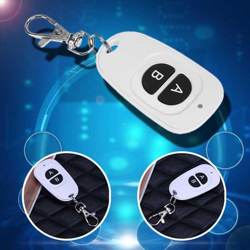 Waterproof 2keys 315MHz 433MHz Remote Controller Smart Gate Lamp Door Control Key Remote Controll White - ebowsos