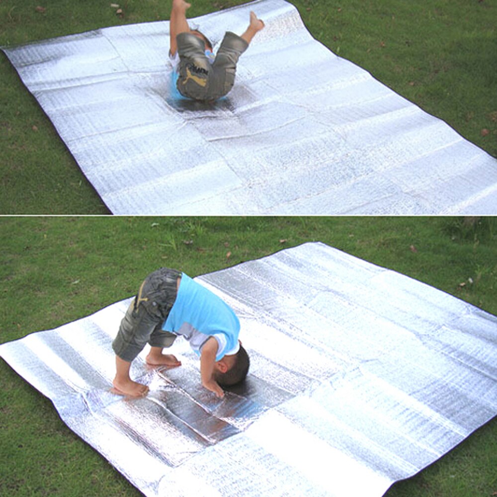 Waterproof Aluminum Foil EVA Camping Mat Foldable Folding Sleeping Mattress Mat Outdoor Camping Mats-ebowsos