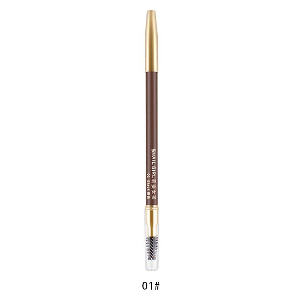 Waterproof And Sweat-proof Long-lasting Not Blooming Double Eyebrow Pencil Automatic Rotating Eyebrow Pencil - ebowsos