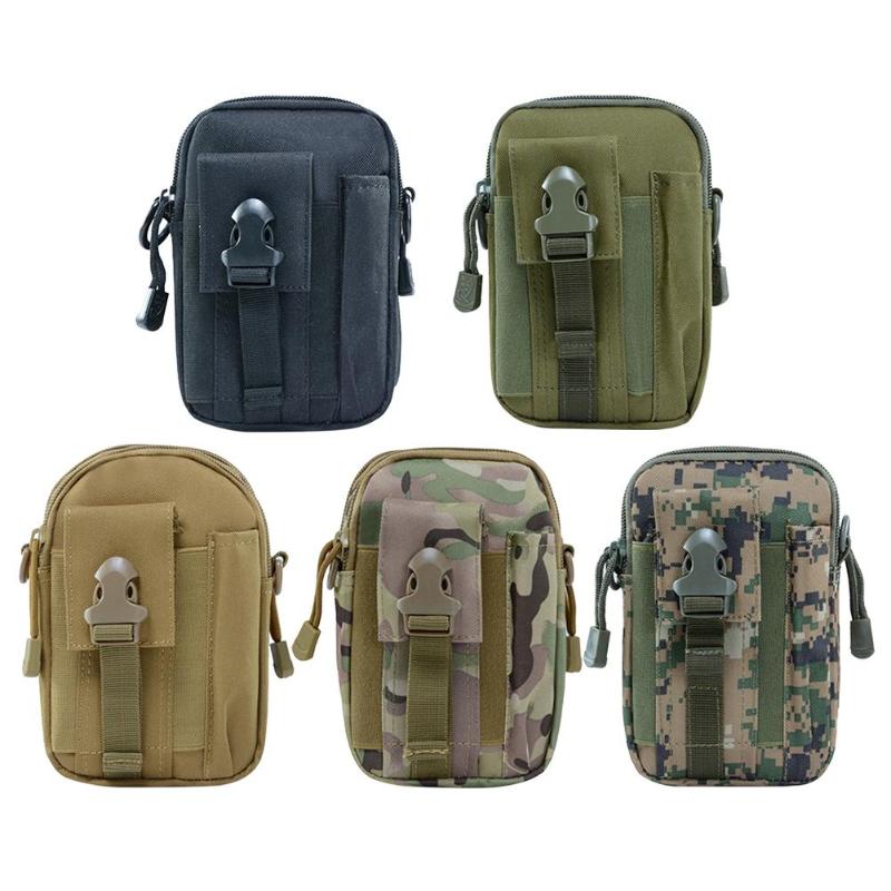 Waterproof Bags Molle Pouch Shoulder Waist Fanny Packs Leisure Daily Life Riding Camouflage Single Shoulder Mobile Phone Keys-ebowsos