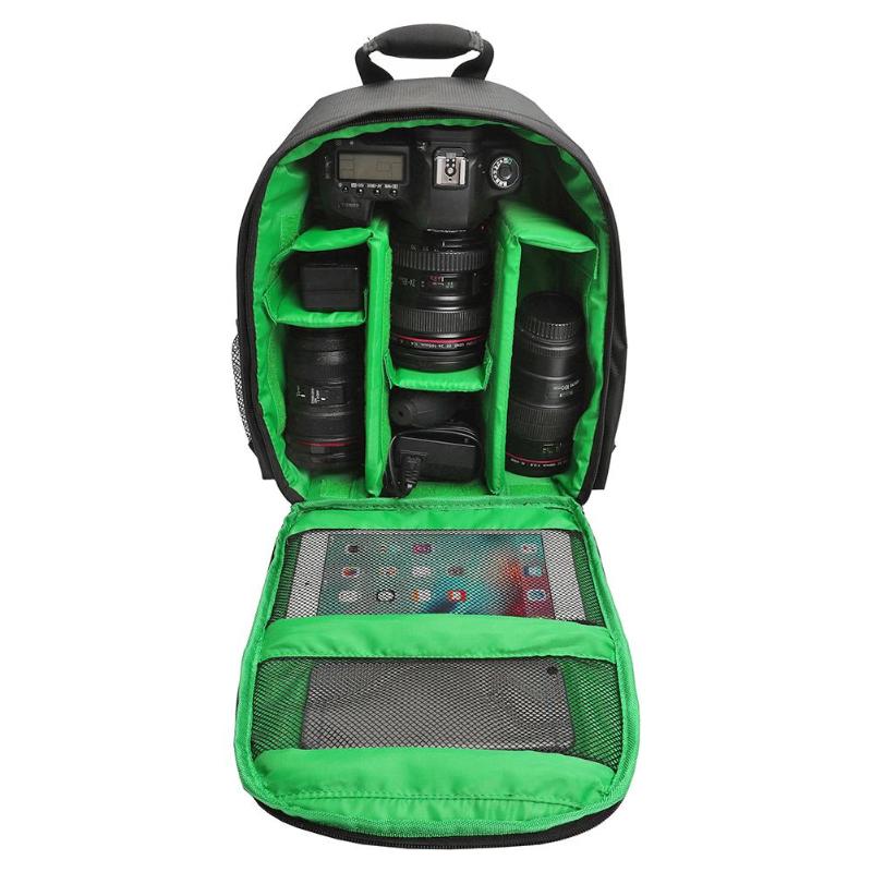 Waterproof Camera Bag Shockproof Partition DSLR Digital Camera Backpack Outdoor Video Camera Shoulder Bag 5 Color Inner Backpack - ebowsos