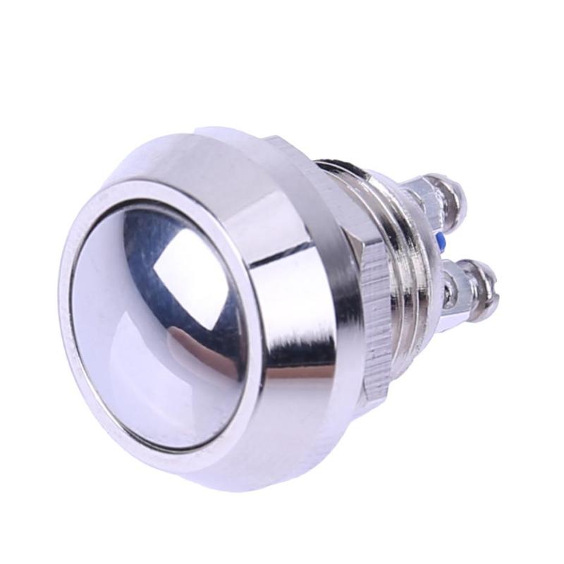 Waterproof Car Push Button Metal Boat Horn Momentary Stainless Steel Starter Switch 12mm Auto Accessories Engine Power Starter - ebowsos