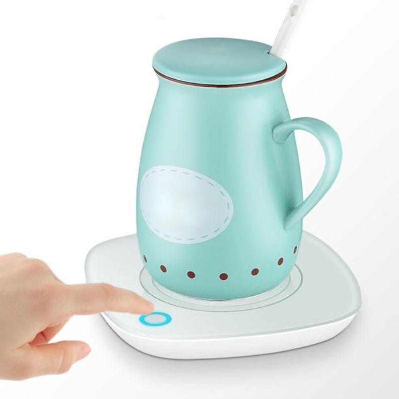 Waterproof Constant Temperature Thermal Heating Cup Heating Electric Kettle Smart Coffee Milk Tea heater Jug High Quality - ebowsos