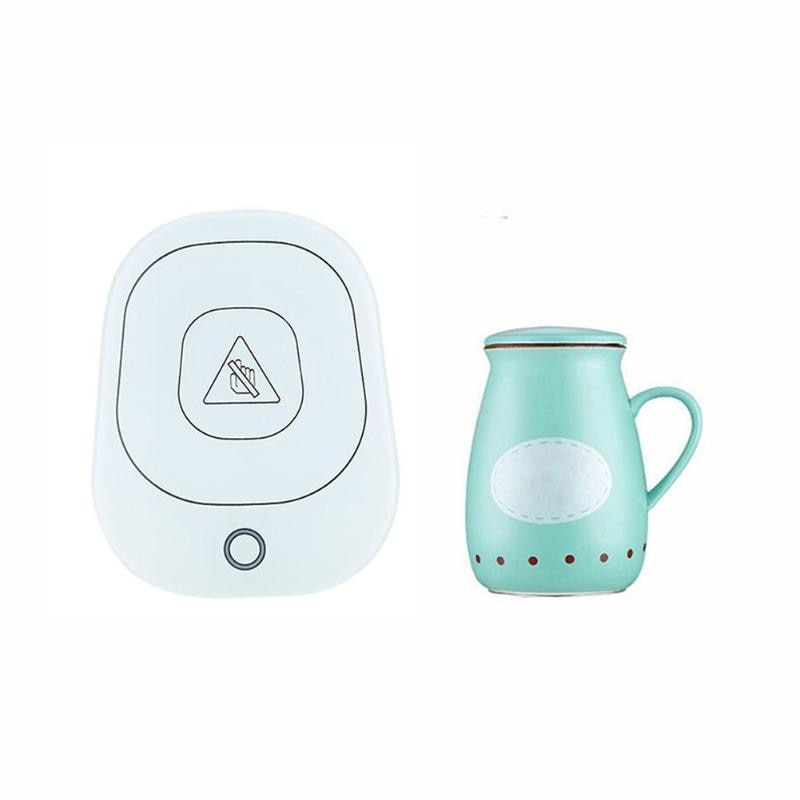 Waterproof Constant Temperature Thermal Heating Cup Heating Electric Kettle Smart Coffee Milk Tea heater Jug High Quality - ebowsos
