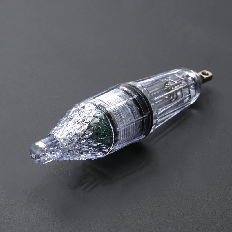 Waterproof Deep Drop transparent in 300 meter Underwater Fish Light LED Artificial Trout Bait Fishing Squid Lure Light Colorful-ebowsos