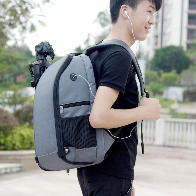 Waterproof Digital DSLR Photo Padded Camera Backpack Multi-functional Camera Bag for Outdoor Traveling Hiking High Quality Bag - ebowsos