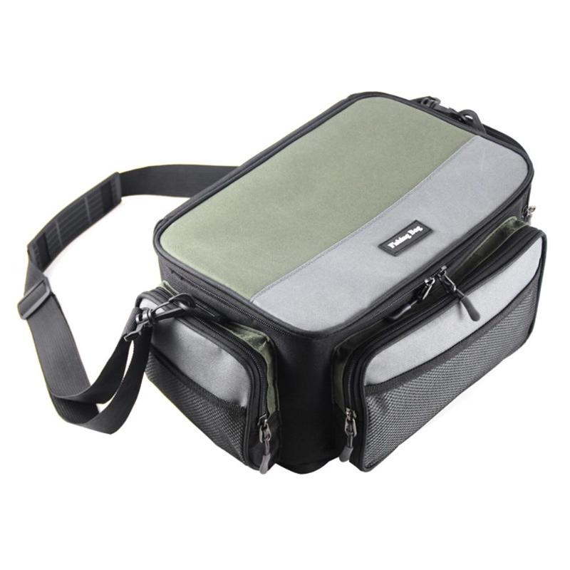 Waterproof Fishing Bag Large Capacity Adjustable Outdoor Shoulder Bag-ebowsos