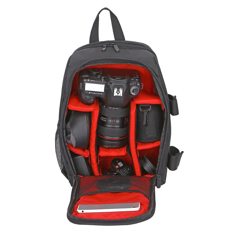 Waterproof Functional DSLR Backpack Camera Video Bag Scratch-proof Camera Computer Shoulder Bag S for Nikon Canon New Arrival - ebowsos