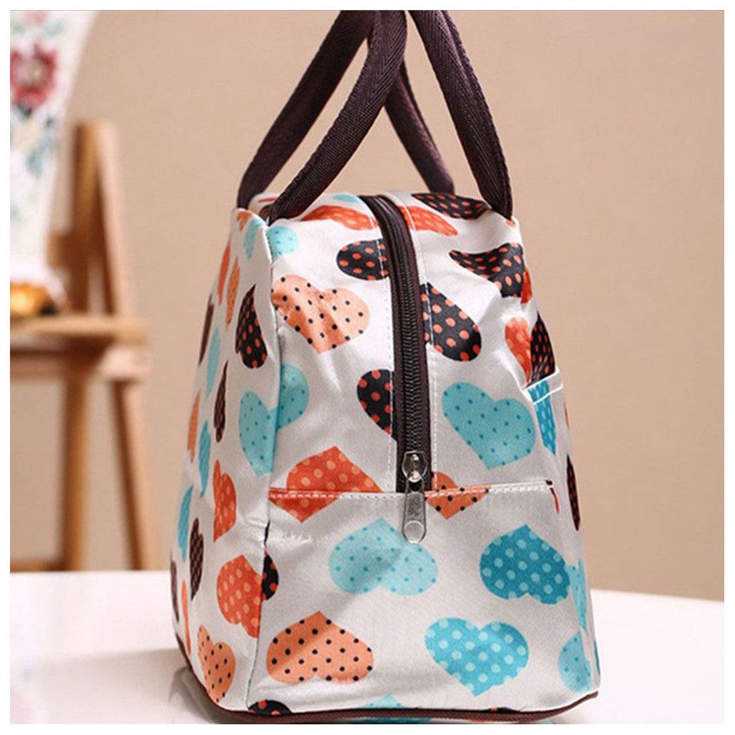 Waterproof Lunch Bag for Women kids Men Cooler Lunch Box Bag Tote canvas lunch bag Insulation Package Portable - ebowsos